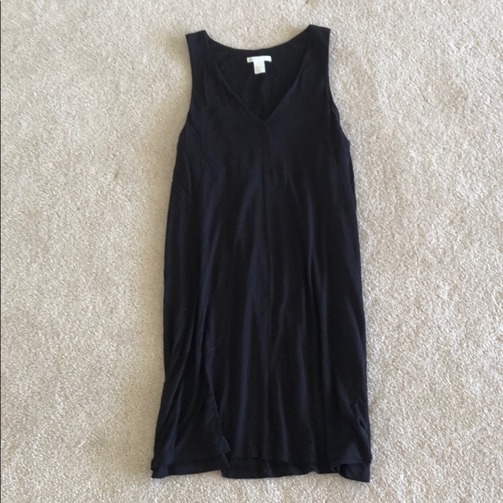 Plain black dress